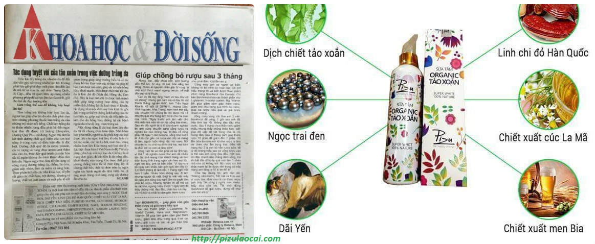 Với chiết xuất từ các nguyên liệu thiên nhiên quý giá từ Châu Âu - sữa tắm Ogarnic Tảo xoắn Pizu được các chuyên gia sức khỏe - da liễu hàng đầu Việt Nam khuyên dùng